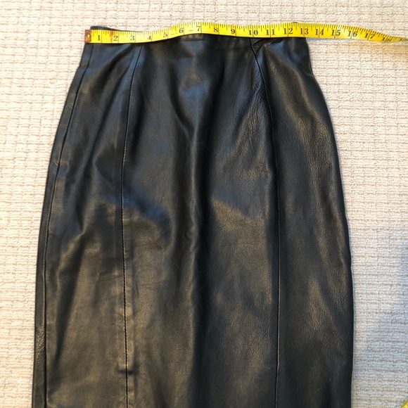 Vintage Leather Pencil Skirt Marc by Andrew Marc - Picture 8 of 8